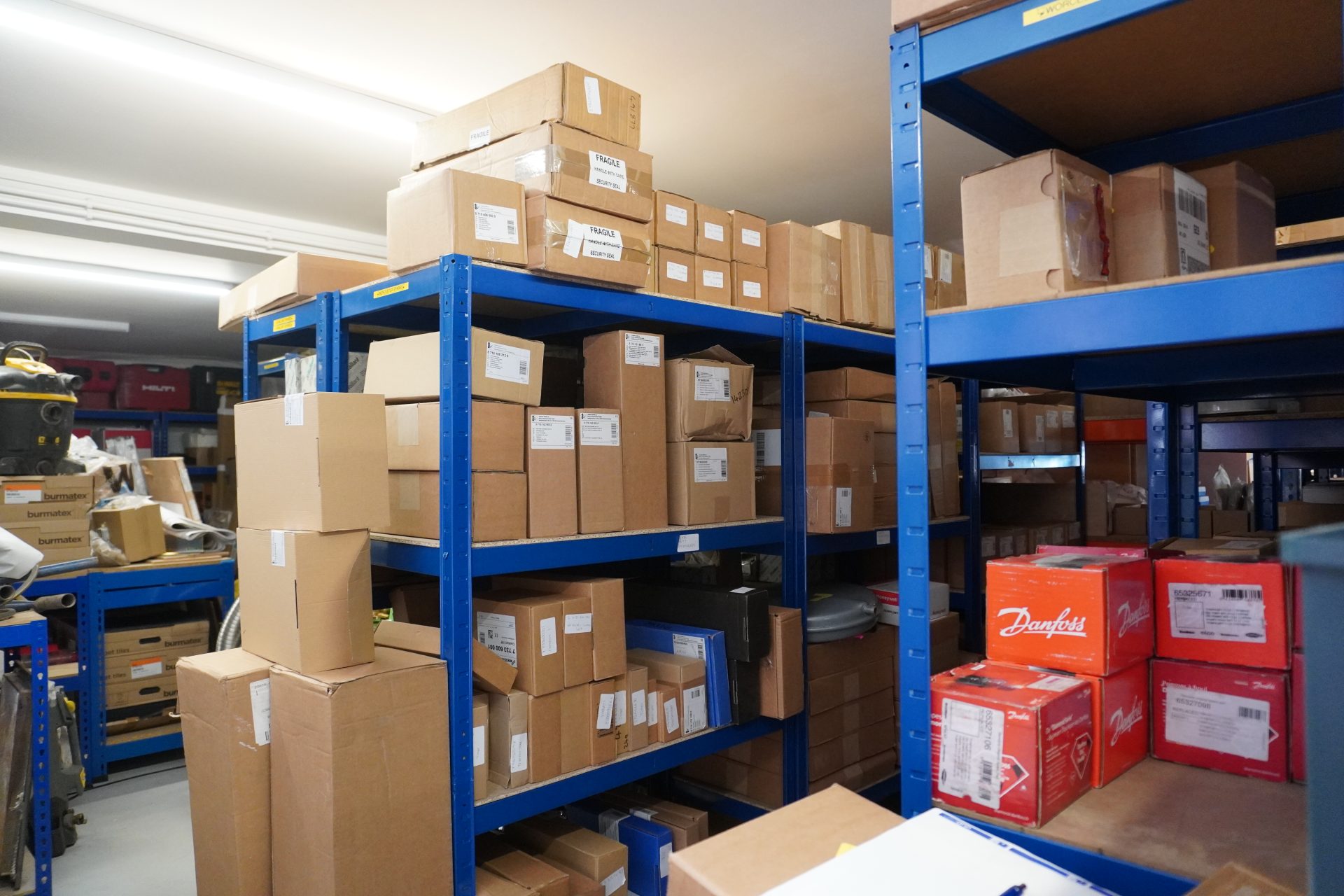 Inventory in a small warehouse