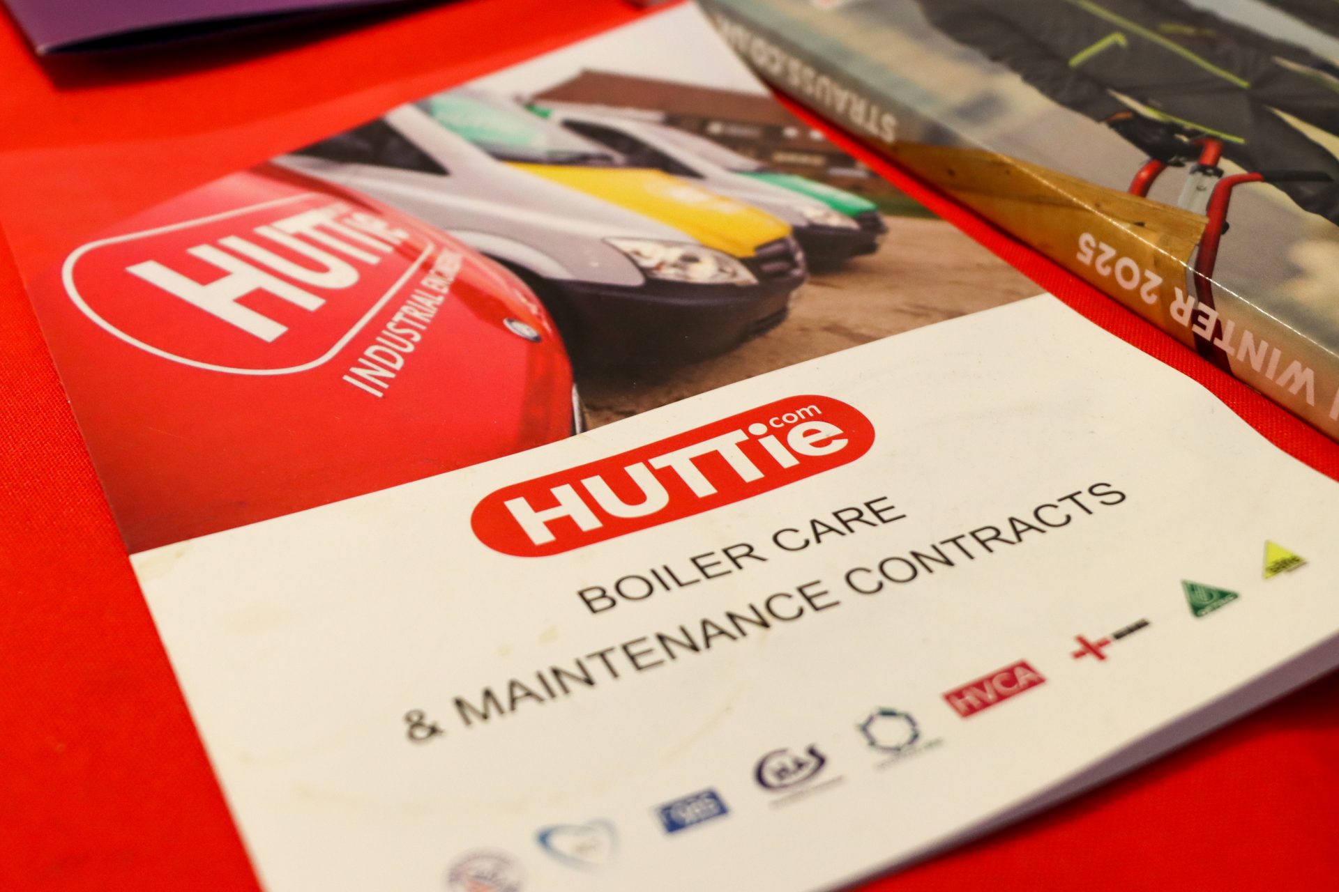 Huttie.com boiler care & maintenance contracts booklet cover