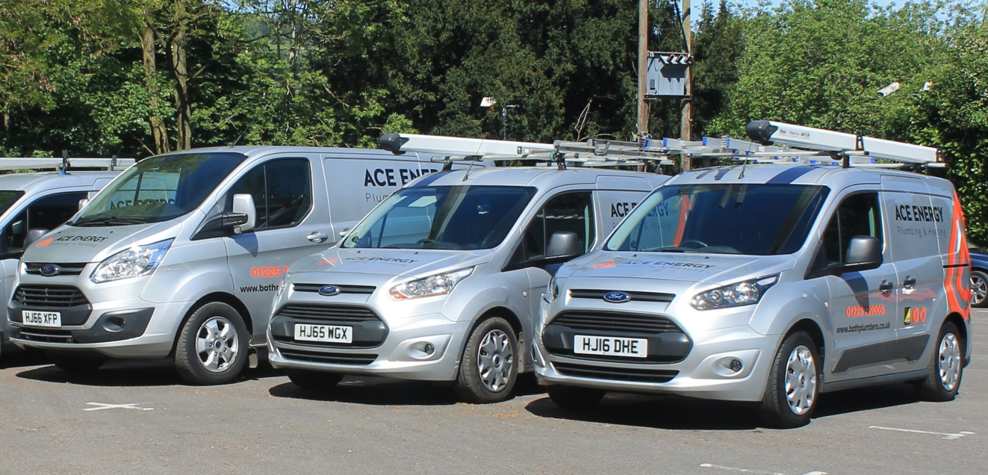Ace Energy van fleet