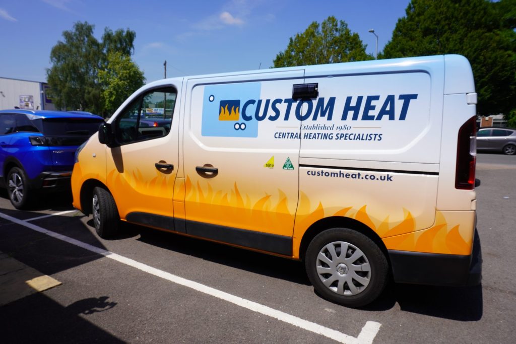 Custom Heat company van