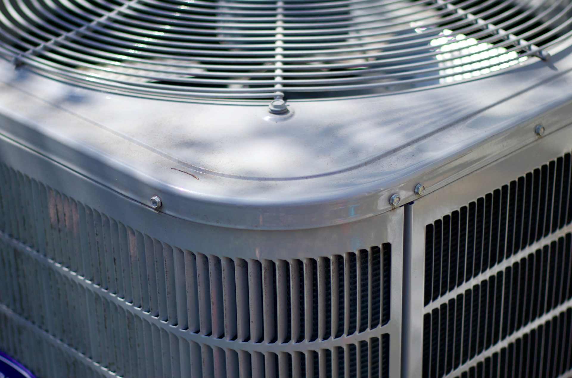 Close up of a HVAC system