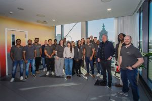 Commusoft team group shot at Connect & Preview event September 2025