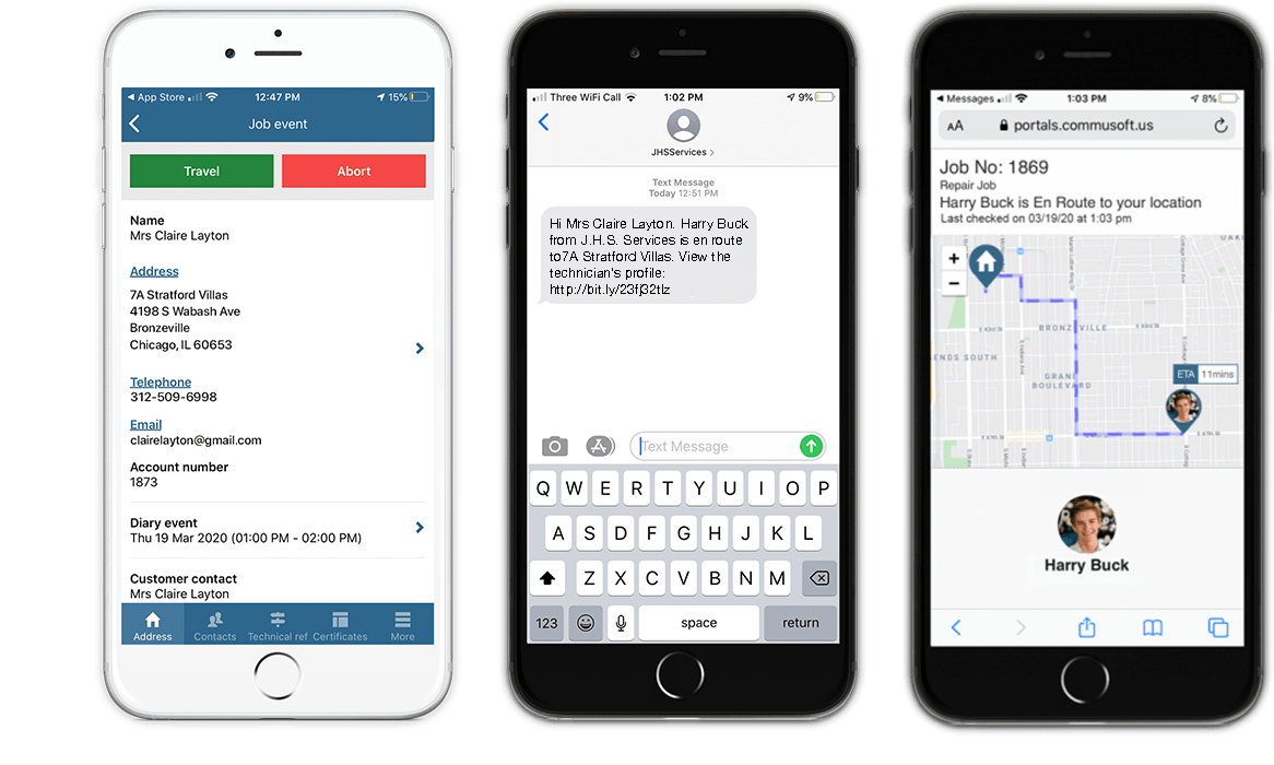Engineer profile in real-time vehicle tracking feature