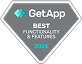 GetApp Best Features & Functionality 2024 Award logo