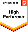 High Performer Spring 2025 logo