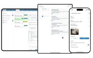 Commusoft in operation on multiple devices