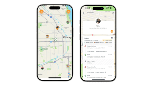 Mobile phone with fleet tracking.