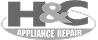 Heavenly cool Appliance repair grey logo